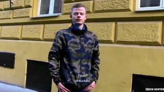 CZECH HUNTER 513 - Soft Ginger Takes Giant Cock And Cumshot