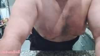 Enjoying the boobs of the cow