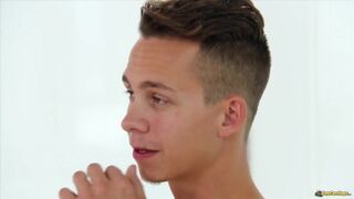 Athletic Jock Garrett Cooper Gets His Tight Asshole Stretched By Daddy Agent