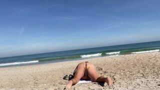 Grandpa Chub Stripes on Beach