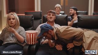 Cinema Usher Troye Dean Finds Dante & Michael Fucking In The Empty Movie Theater After The Movie Ends - Men