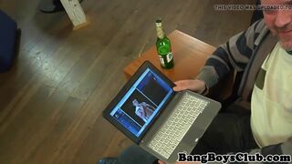 Euro amateur rimmed and sucked by older guy