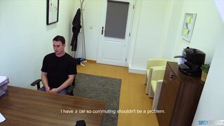 DIRTY SCOUT 180 - Muscular Dude Is Desperate For A Job So Lets Agent Fuck Him