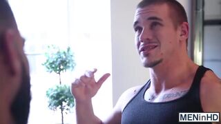 Tommy gets doubleteamed by his hot neighbors Ricky and Adam