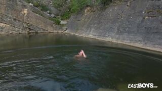 EastBoys Twink Rick Palmer shows off his dick