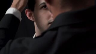 MissionaryBoys - Priest Watches Religious Guy Jerks His Cock In Confession