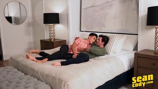 Hairy Hunk Archie Flip Fucks With Cody Seiya Which Leads To 3 Orgasms Between Them