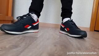 Chav lad jerking off his huge dick