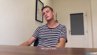 DIRTY SCOUT 206 - Twink With Striped Shirt Has To Get Dirty To Earn The Job