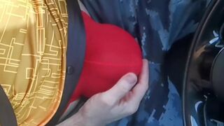 DRIVING WITH BIG BAG