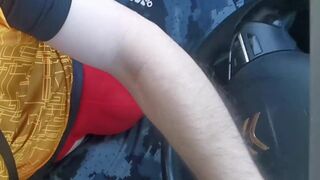 DRIVING WITH BIG BAG