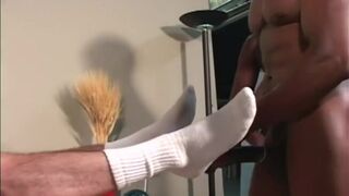 Hairy middle aged man gets fucked by blacks