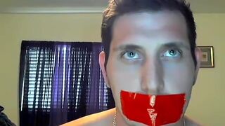 Naughty Wyatt Blaze shoves a dildo up his ass and jerks off