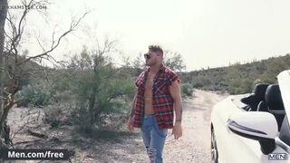 Desert outdoor fuck with hunks Pierce Paris William Seed