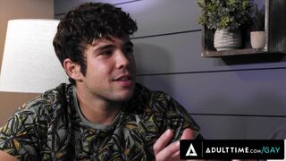 ADULT TIME - Bicurious Dalton Riley Lets Gay Best Friends Seduce Him Into Threesome! FIRST BAREBACK!