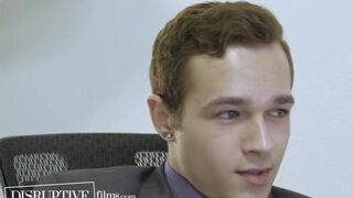 Risky Game Of 'Who Can Fuck The Boss' Ends In Office Threesome - Hot