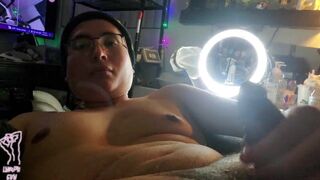 Disabled Latino Boy Loves Swallowing his CUM