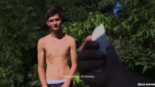 CZECH HUNTER 474 - Amateur Hunk Riding His Bike Takes A Break To Fuck In The Park