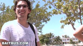 BAIT BUS - What Does It Take To Get A Str8 Guy To Go Gay For Pay? Vanessa Foxxx's Big Tits!