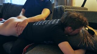 Amateurboy Gets His First Spanking