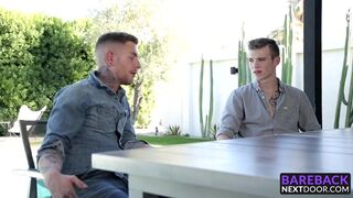 Scott Finn is eager to suck off hung twink Danny Gunn