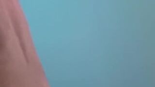 Amateur dudes bareback hard in threesome after blowjob