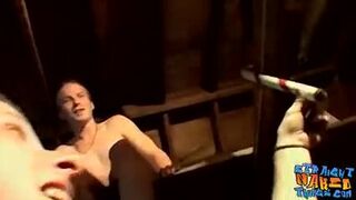 Straight guys Billy da Kidd and Cain masturbates in group