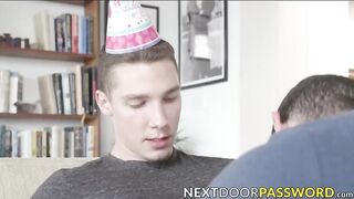 Young men celebrate birthday with raw anal penetration