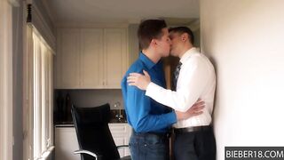 Lovely gay dat and some bareback anal