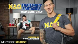 Sexy Frat Boy Kian Kane Allows Study Buddy To Use His Holes