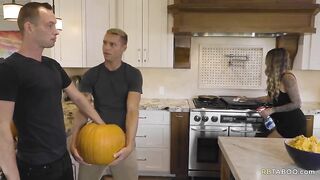 Are your eally jerking him off in a pumpkin?