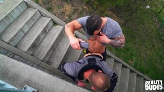 Real Dudes - Jerome & Marty Are Not Going To Let A Busy Road Stop Them From Getting Fucked