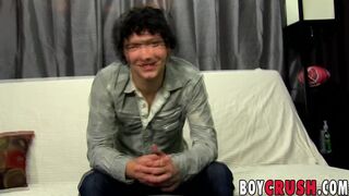 Handsome Josh Bensan fiddles ass and wanking off