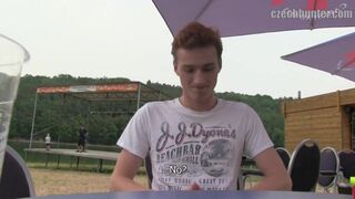 CZECH HUNTER 361 - Ginger Stud Takes A Break From Swimming To Get His Ass Drilled