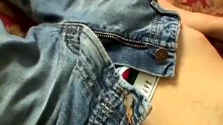 Cute Ayden James wanks his fat cock