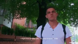 CZECH HUNTER 436 - Athletic Jock On His Way Home Gets Picked Up & Barebacked