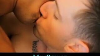 Man Horny Balcony Boys show ripped Bodies and Huge Dic