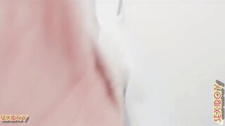 Young Man with His Bicycle Pees