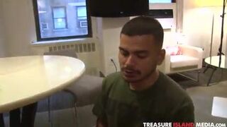 Straight Ex Military Sucks Latin Dick