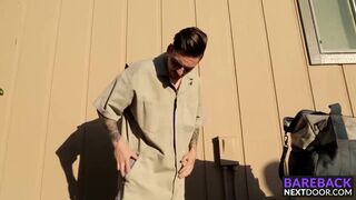 Johnny breeds Ivans tight asshole with his hot load