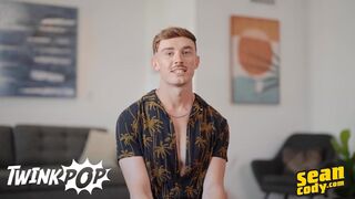 Athletic Phoenix Wanks His Hard Rock Curved Cock Until He Finishes Off With A Huge Load On The Bed - Twink;