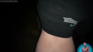 Sucking Big Cock in Public