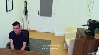 DIRTY SCOUT 191 - Dark Haired Hunk Tries Cock For The First Time For A Job