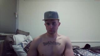 JOCK STROKING HIS BIG DICK