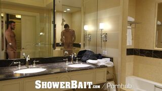 Shower Straight bait wet shower fuck
